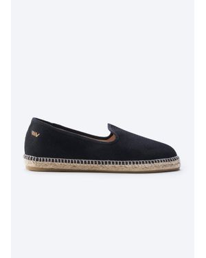 VISCATA Calabona Canvas Espadrille Flats - Black