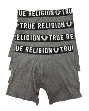 True Religion 4-Pack Modal Boxer Briefs - Gray
