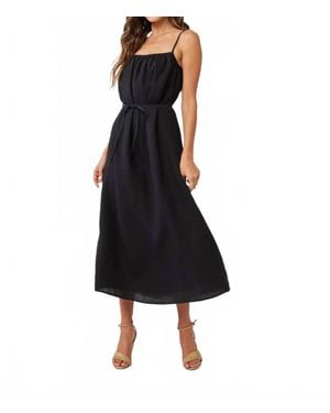 Bella Dahl Shirred Cami Maxi Dress - Black