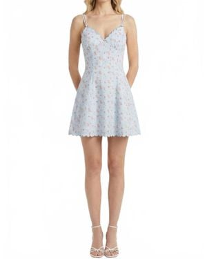 Kestan Blossom Mini Dress - Blue