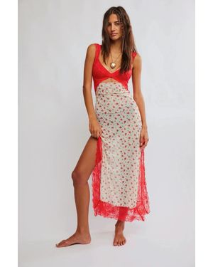 strapless open back dress Free People One I Love Dress