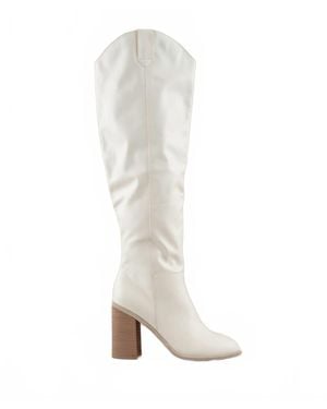 Oasis Society Stephanie Knee High Boots - White
