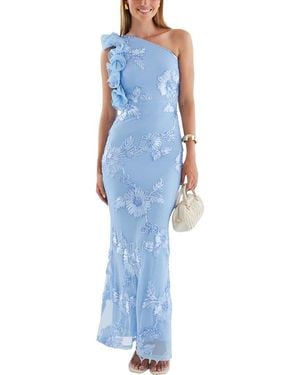 Tedora Maxi Dress - Blue