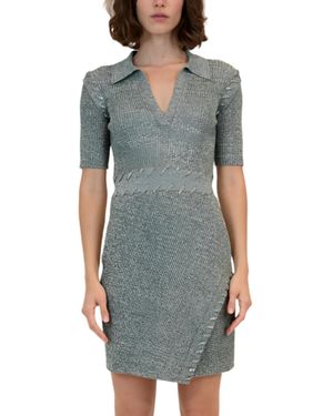 Jonathan Simkhai Rayan Polo Mini Dress - Gray