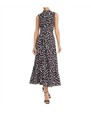 Maggy London Sleeveless Midi Dress - Black