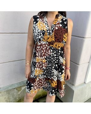 Apricot Marocaine Aline Dress - Multicolor