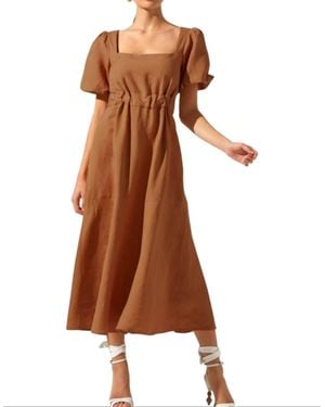 Astr Angeles Dress - Brown