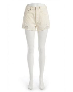 Z Supply Classic Hi-Rise Denim Short - White