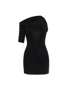 Jacquemus Drapeado Dress - Black