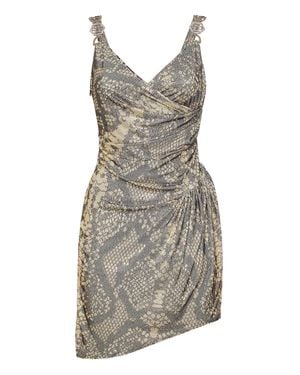 Philipp Plein Mini Dress - Gray