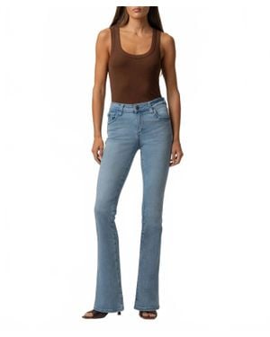 Kut From The Kloth Natalie Mid Rise Flare Jean - Blue