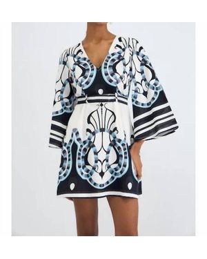 Beyond By Vera Kennedy Mini Dress - Blue
