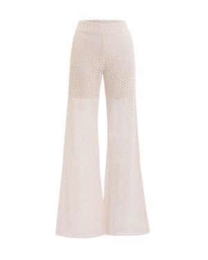 Saiid Kobeisy Knitted Pant - White