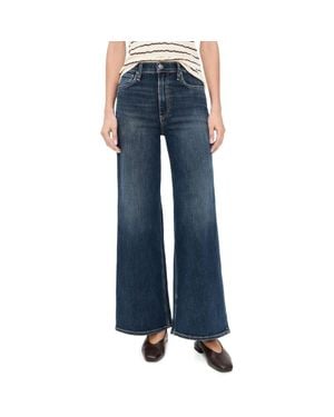 Rag & Bone Flexi Sofie High-Rise Wide Leg Jeans, Ness - Blue