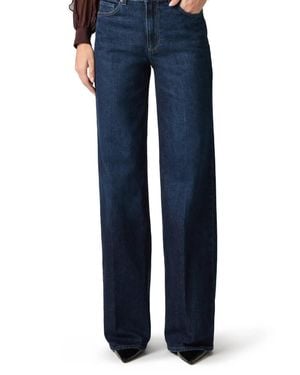 PAIGE Sasha Straight Leg Jeans - Blue