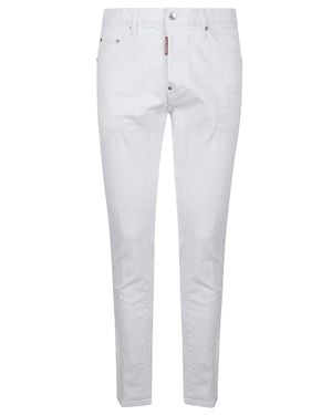 DSquared² Teddy Slim Fit Jeans - White