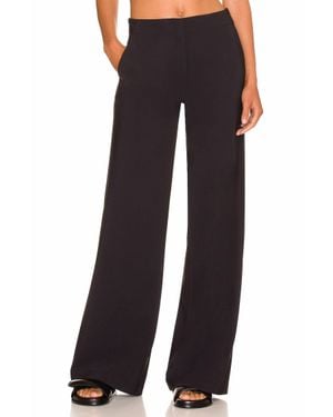 Theory Terena Wide Leg Pants - Black