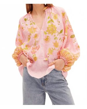 Kate Ford Ruellia Tassel Blouse - Multicolor