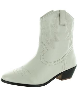 Masseys Reba Metallic Zipper Cowboy, Western Boots - Green