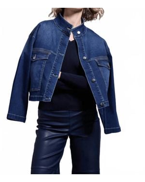 Lyssé Solene Everyday Denim Jacket - Blue