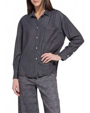 Lyssé Lunette St Chambray Shirt - Gray