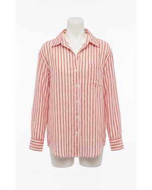 Z Supply Saturdays Stripe Shirt - Pink