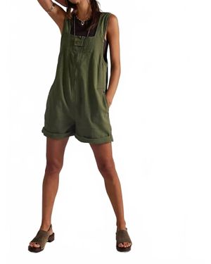 Free People We The Free Jude Shortalls Jumpsuit - Green
