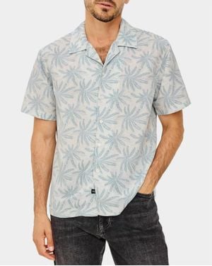 Rails Rhodes Short-Sleeve Button-Front Shirt - Gray