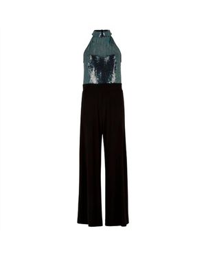 Apricot Mirrorball Jumpsuit - Black
