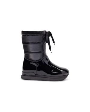 Hogan Restyling Padded Boots - Black