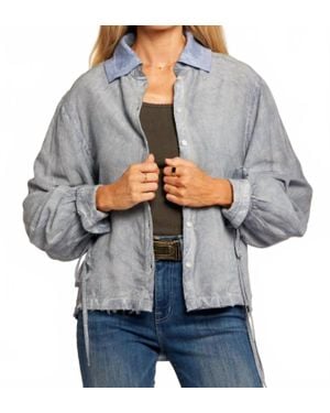 Current/Elliott Beloved Long Sleeve Shirt - Gray