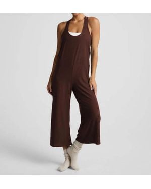 Beyond Yoga Hang Loose Jumpsuit - Brown