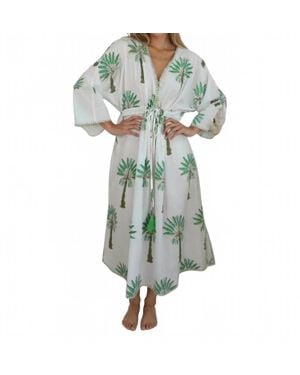 NIBI MTK Rio Kaftan Dress - Green