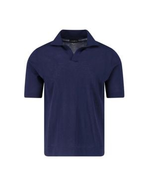 Ballantyne Classic Cotton Polo Shirt - Blue