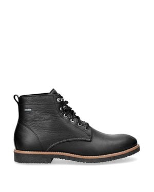 Panama Jack Glasgow Gtx C3 Waterproof Leather Ankle Boots - Black