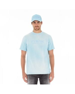 HVMAN Basic Logo Tee - Blue