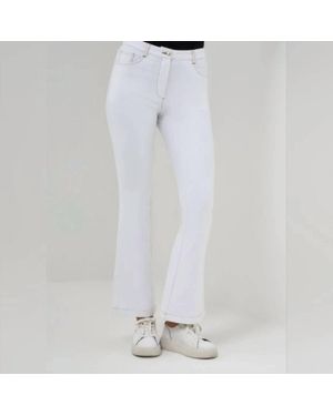 Anatomie Georgina Performance Denim Flare Jeans - White