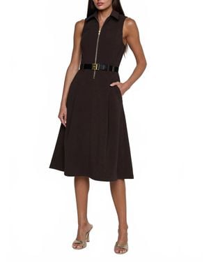 L'Agence Kylo Shirt Dress - Black