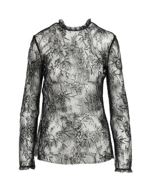 Alberta Ferretti Silk Blouse - Black