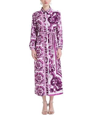 Kaimilan Midi Dress - Purple