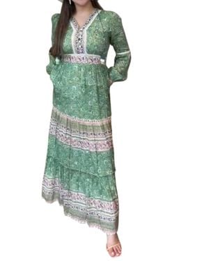 Sal Rosa Creation Maxi Dress - Green