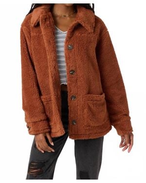 O'neill Sportswear Huxlee Solid Jacket - Brown