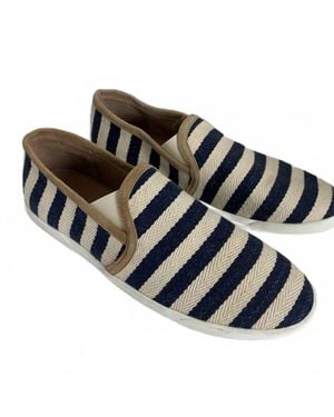 Joie Stripe Slip-On Sneakers - Green