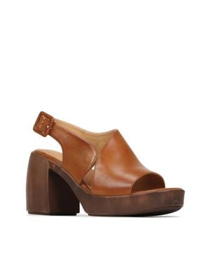 EOS Melbourne Spicer Slingback Sandals - Brown