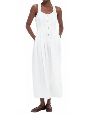 Hunter Bell Cleo Fitter Maxi Dress - White