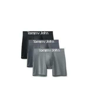 Tommy John 3-Pack 360 Sport Micro Boxer Brief Underwear Buu550 - Black