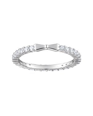Junior Jewels Sterling Children's Cubic Zirconia Bow Ring - Metallic