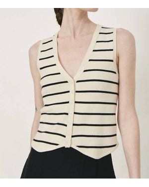 DELUC Liebermann Knitted Vest - Natural