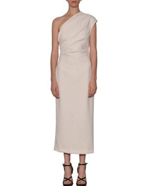 Wynn Hamlyn Ruby One Shoulder Dress - Natural