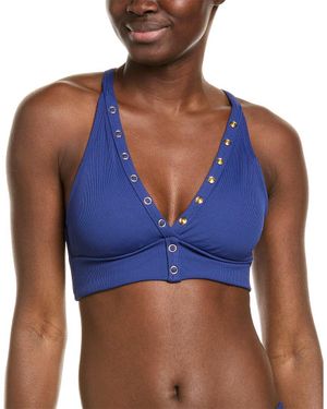Robin Piccone Amy Halter Top - Blue